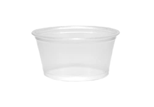 Josh's Frogs Plastic Deli Feeding Cups (2 oz - 125 count sleeve) - size: 2 oz