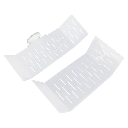 Turtle Basking Platform, Plastic Reptile Resting Ramp with Strong Suction Cups, Anti Slip Climbing Shelf for Aquatic Turtles, Terrapins and Newts, Durable Tank Accessory for Pet Tu