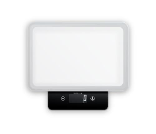 Digital Pet Scale, 10kg/1g High Precision Multi-Functional Animal Weighing Scale with Detachable Tray for Small Pets Kitten Puppy Rabbit