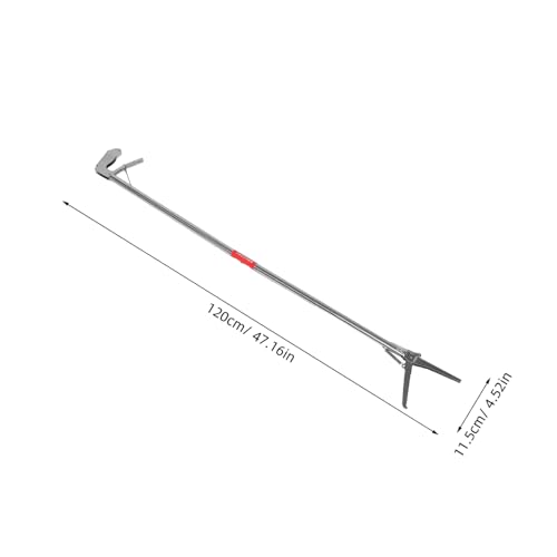 POPETPOP Stainless Steel Snake Handling Grabber Tool Long Reach Reptile Catcher Straight Mouth Design for Snakes Crabs and Loaches Multi-Functional User-Friendly Grabber