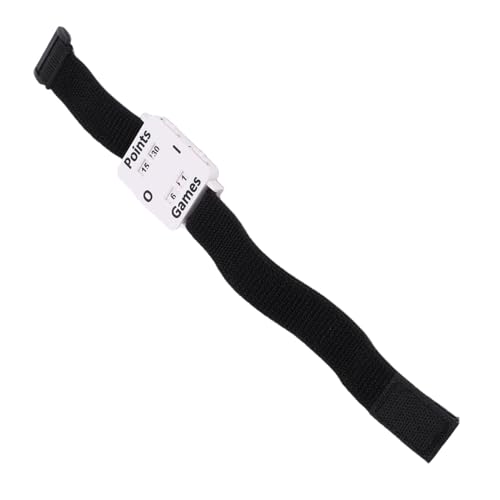 Score Counter Wrist Watch, Manual Stroke Keeper with Adjustable Elastic Band for Cricket Tennis Table Tennis - color: White