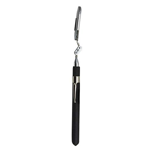 Ullman Devices HTB-2T Oval Pocket Telescoping Inspection Mirror, 1" x 2" Mirror, 5-5/26" to 28-1/4" Handle