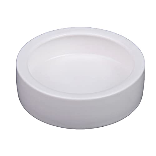 Feeder Food Dish Ceramic Water Bowl Feeding Dish Anti-Escape Container for Bearded Dragon Corn Snake