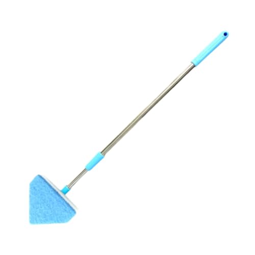 Tank Cleaning Brush,Aquarium Cleaning Tool Portable Convenient to Use 55-95cm Telescopic Handle Lightweight for Tank, Triangle