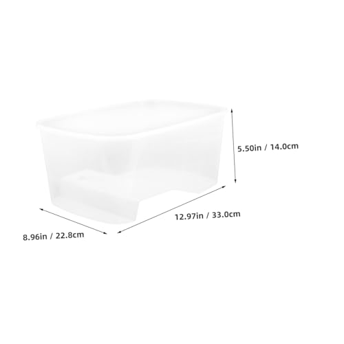 Happyyami Turtle Tank with Basking Platforms Spacious Transparent Habitat for Small Reptiles Easy Cleaning Design for Healthy Environment Turtle Creatures Tank