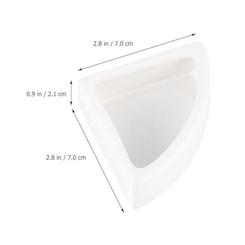 Zerodeko 2pcs Anti-Escape Reptile Feeding Bowl: Ceramic Reptile Food Or Water Bowl for Gecko Bearded Dragon - Mealworm Feeder Prevents Food Scatter