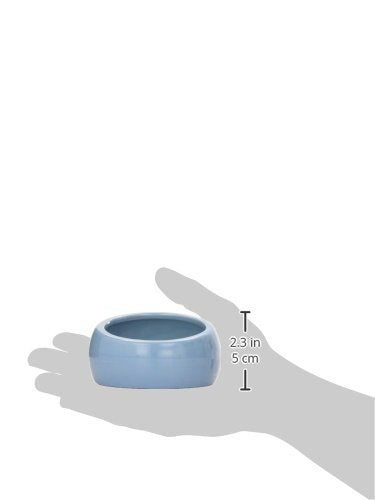 Living World Ergonomic Food Dish, for Small Animals, Blue, Small, 4.22oz, 61682A1 - size: Small
