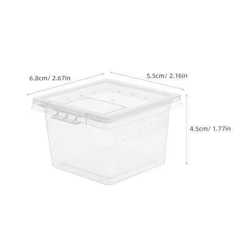 20Pcs Reptile Breeding Boxes Snake Keeper Gecko Tank Incubator Insect Terrariums for Scorpion Centipede Lizard Observation and Pet Display