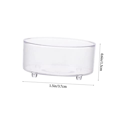 HEMOTON 30PCS Multi-Function Acrylic Reptile Food and Water Dishes Versatile Feeding Cups for Lizards Snakes and Insects for Terrarium Accessories