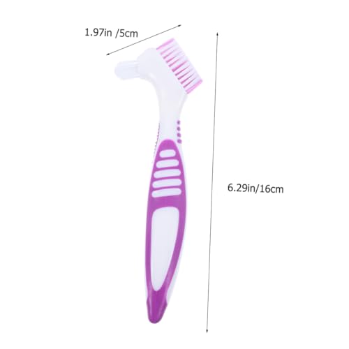 BESPORTBLE 3pcs Turtle Shell Cleaning Brush Flexible Durable Brushes for Aquatic Turtles and Tortoises Ergonomic Design for Shell Cleaning and Mud Removal - color: Violet