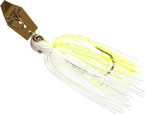 Z-Man Chatterbait Elite Evo - style: Chartreuse/White, 1/2 Oz