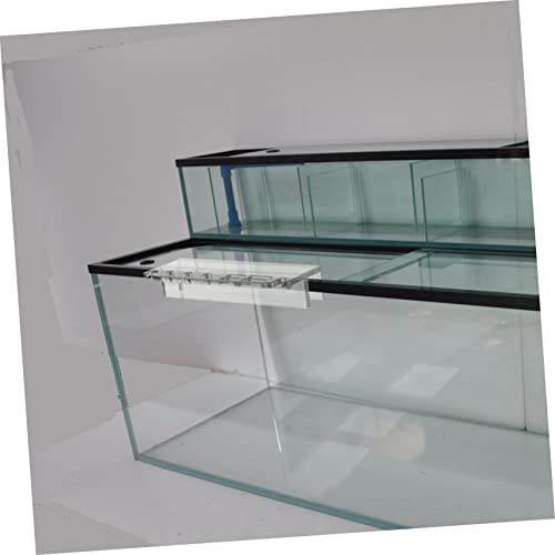 BESPORTBLE Aquarium Tool Holder Stand Slots Organizer Acrylic Easy Install Fish Tank Cleaning Tool Rack