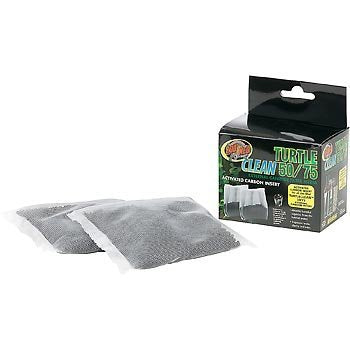 Zoo Med 6-Count Turtle Clean 50/75 Activated Carbon Inserts (3 Packages with 2 Carbon Inserts Each)
