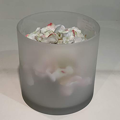 WGV Cylinder Vase, Width 6", Height 6", Frosted Glass Container Terrarium Candle Holder for Wedding Centerpiece, Party Event, Home Office Decor, 1 Piece - size: 6"x6"H FR