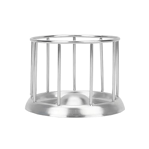 Wontee Tortoise Feeding Dish Reptile Water Dish Food Bowl Stainless Steel Feeder for Tortoises Lizards Turtles Chameleon (S) - size: S
