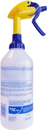 Zep Industrial Sprayer Bottle - 48 Ounces C32810 - Up to 30 Foot Spray, Adjustable Nozzle - color: 1, size: 48 Ounces