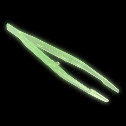 Glow Feeder Tweezers – Long Reptile Feeding Tool, Comfortable Grip, Sturdy Anti-Skid Construction, Precise Tip, Easy to Clean | Pet Feeding Accessory with Snake Lizard Tortoise Spider Frog Handling Fu