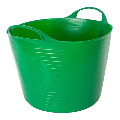 Red Gorilla Small Flexible Plastic Tub, Toy Storage, Laundry, Gardening & More, 14 Liter/3.7 Gallons, Blue - color: Blue