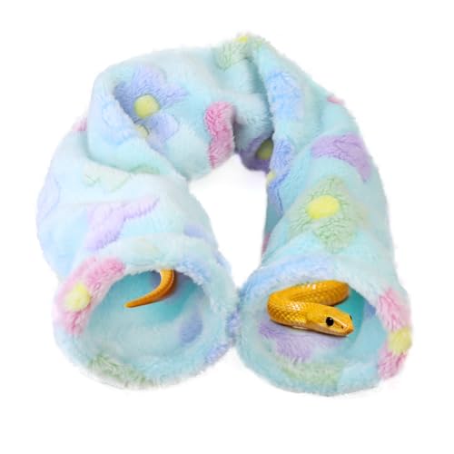 Snake Bonding Bag & Handling Pouch Soft Fleece Calming Bag for Small Snakes, Secure Bonding & Travel Hide for Ball Python, Corn Snake, Hognose, Washable Reptile Handling Bag