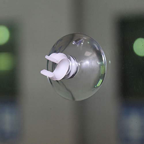 uxcell Aquarium Suction Cup Clips Airline Tube Holders Clamps for Fish Tank Clear 10mm 6Pcs - size: 10mm