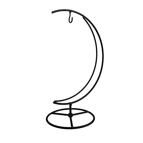 YY YEARCHY Ornament Display Stand Holder Home Wedding Decoration Rack for Hanging Glass Globe Air Plant Flower Pot Stand Iron Pot Hook Stand Terrarium Witch Ball (1, 10.6"*4.9") - size: 10.6"*4.9"