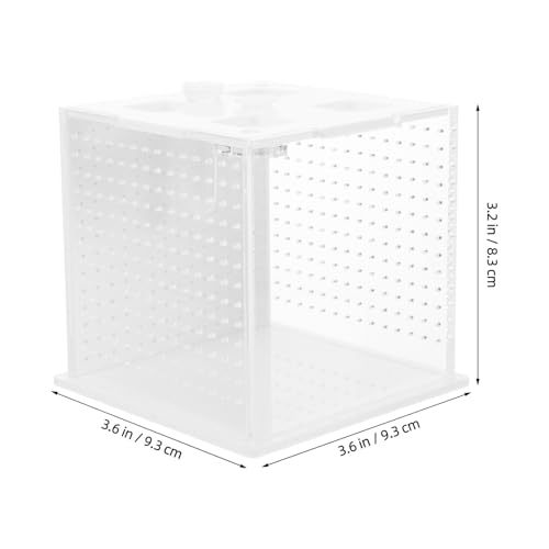 VICASKY Reptile Feeding Box Breeding Terrarium Habitat Container for African Phantom Mantis and Stick Insects Suitable for Insect Breeding