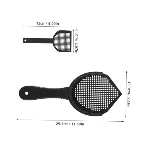 TOYANDONA 2pcs Cat Litter Scoop Set Ergonomic Plastic Scooper Fine Sifting Design for Easy Waste Removal Litter Boxes and Reptile Terrariums and Comfortable Grip
