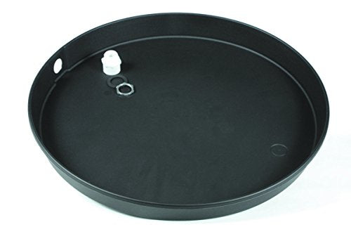 Camco Water Heater Drain Pan - 20"ID Plastic Drain Pan with PVC Fitting (11260)