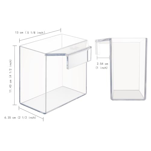 Drip Acclimation Container for Fish & Corals – Hanging Acclimation Box for Saltwater & Freshwater Aquariums, Small - size: Small