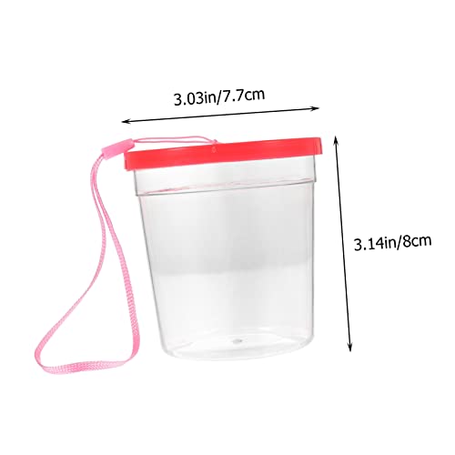 Reptile Box Pet Feeding Container Useful Breeding Boxes for Reptiles Insects Cup Ventilation