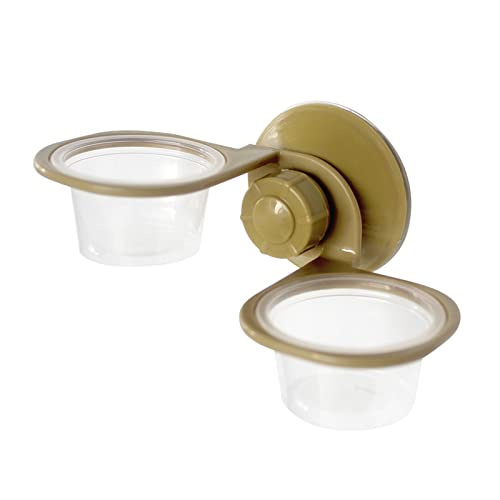 Bearded Feeding Food Water Bowl Worm Dish Suction Cup Feeder Supplies for Small Reptiles Feeder Tongs Live Dish Escape Bowl Automatic Cups Box
