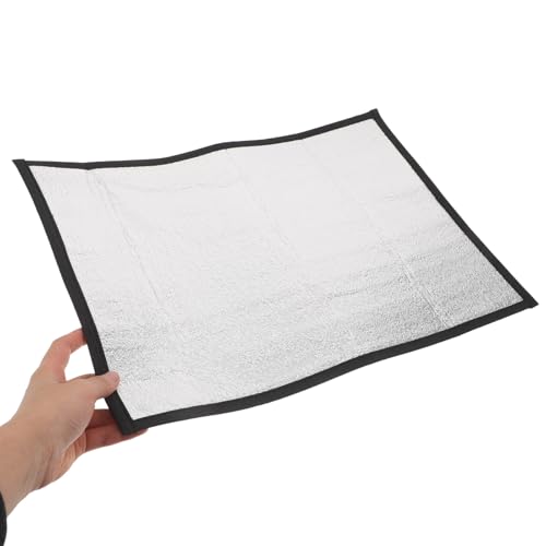 ibasenice 5pcs Reptile Heating Pad - 16.98x11.75'' Terrarium Tank Reflective Insulation Warmer - Heat Mat for Lizard Hermit Crab Snake Gecko Frog and Small Animals