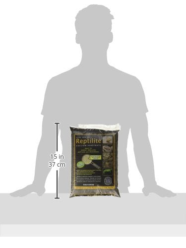 Caribsea Reptilite Habitat, 10-Pound, Smokey Sands - color: Smokey Sands, size: 10-Pound