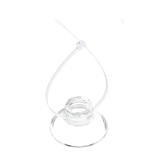 Aquarium Suction Cup Zip Tie, 20 Pack, Fish Tank Accessories with Zip Ties for Tubing, Moss, Decorations