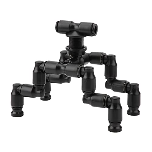 FRCOLOR 2sets Adjustable Sprayers for Reptiles Black Pet Cooling Nozzle for Terrarium Humidity Rotatable Mist System Animal Supplies