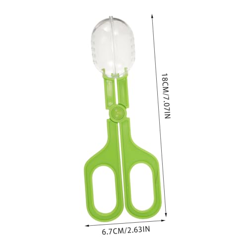 Multifunctional Clamp Reptile Poop Clip Aquarium Gravel Long Tweezers for Reptile Tank Accessories