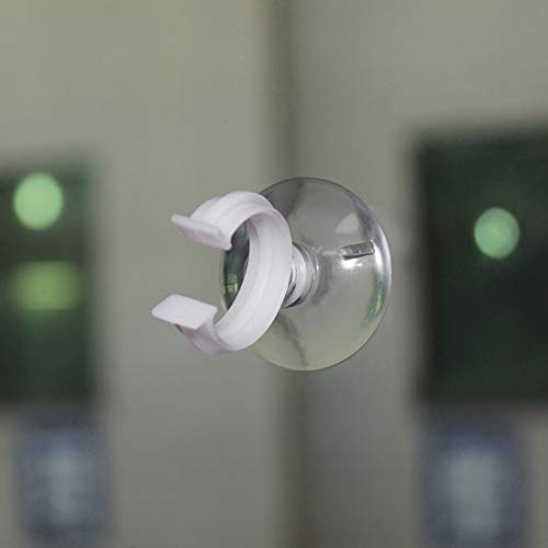 uxcell Aquarium Suction Cup Clips Airline Tube Holders Clamps for Fish Tank Clear 19mm 6Pcs - size: 19mm
