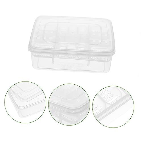 Plastic Reptile Egg Incubator Hatching Case for Tortoise and Lizard Eggs Easy to Clean and Manage Transparent Design for Observing Reptile Births Reusable Incubator Tray