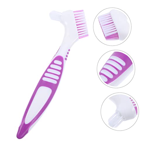 MERRYHAPY 2pcs Turtle Shell Cleaning Brush for Turtle Shells Aquatic Tortoises Safe Multi-Functional Brush Water Bowl Cleaning - color: Purple