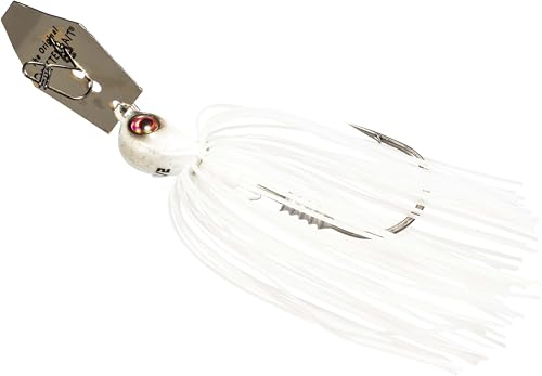 Z-Man Chatterbait Elite Evo - style: White, 1/2 Oz