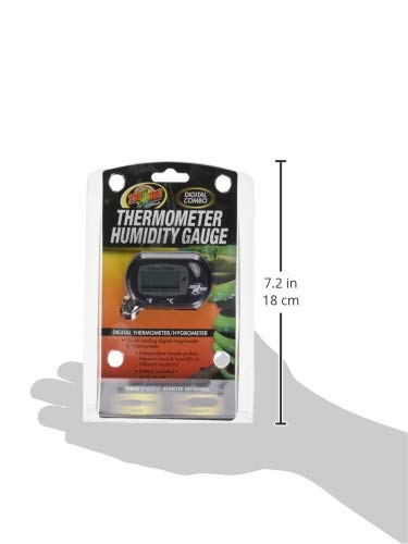 Zoo Med Labs Digital Thermometer Humidity Gauge, Single (TH-31)