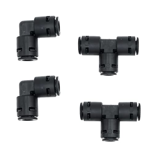 MRREPTILE Connector for Misting Systems, Automatic Reptile Mister Replacement Accessories,Push to Connect Fittings - style: Connector