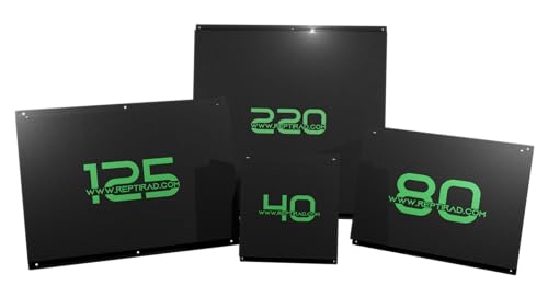 Advanced Radiant Heat Panel for Reptiles – ETL Certified Overhead Heater, 18.5mm Slim, Galvanised Steel Design, Even Heat, Energy Efficient (80 Watt) | Galvanized Steel Design, Only 0.73 Inches Thick, ETL Certified, Energy Saving, Even Heat Distribution -