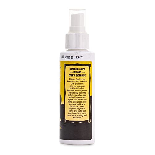 Fluker's Deodorizing Probiotic Spray for Hermit Crab Enclosures, 4 oz