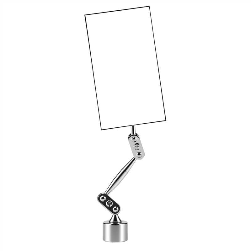 HARDK Inspection Mirror with Magnetic Base - 3.5 Inch x 2 Inch - Swivel Angle Ball Joint Antenna Inspection Mirror for Equipment Inspection Tools, Mechanical Welding, Coffee Machine Maintenance - size: BIG BASE WIITH 3.5 x 2 INCH