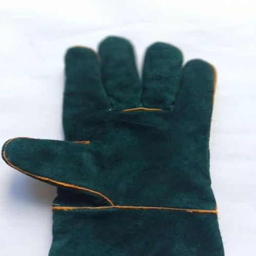 Generic Pet Supplies Popular Reptile Anti-Bite Gloves 60cm Pet Protective Gloves Monitor Lizard Anti-Bite Gloves, Dark Green as Pic.