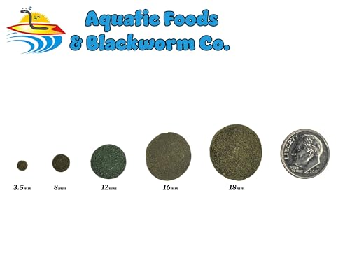 4-Type 12mm-1/2" Sinking Wafer Mix for Bottom Fish, Tropicals... 2-lb Bag - size: 2 Pound (Pack of 1)