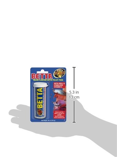 Zoo Med Laboratories AZMBP2 Betta Micro Pellet Food, 0.65-Ounce - size: 0.65 Ounce (Pack of 1)
