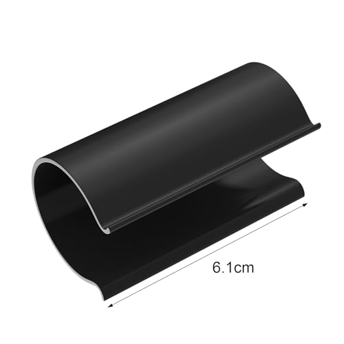 Jetec 32 Pack PVC Pipe Clips Cover Clamps 2.4",for 1 Inch PVC Pipe,Black | For Pool Covers, Greenhouses, Garden Shelters, Bird Netting, Hoop House Frames, Snap Hanger, Simple Installation - color: Black, size: for 1 Inch PVC Pipe