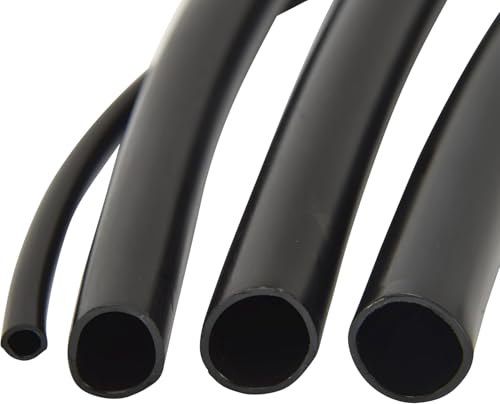Raindrip 016010T 1/4-Inch Drip Irrigation Supply Tubing, 100-Foot., for Drip Irrigation, Drip Emitters, Irrigation Parts, Systems, Black Polyethylene - size: 1